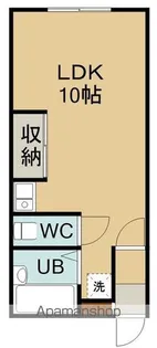 ハイツ東福【3階】の間取り